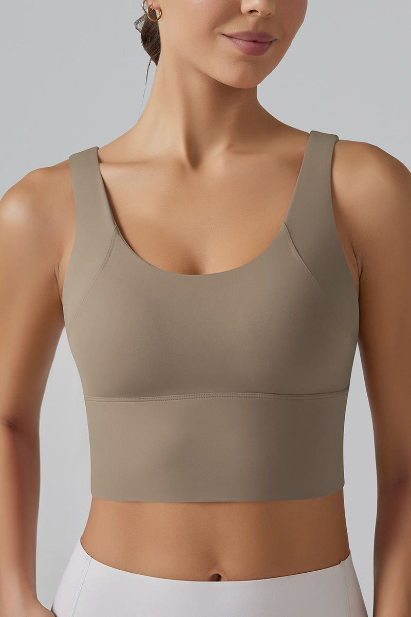 Women's Athletic V-back Wide Straps Bra