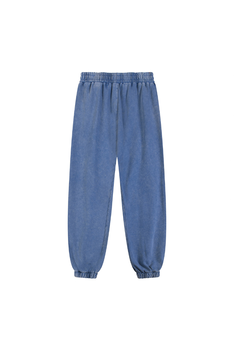 Unisex Fall 100% Cotton Vintage Washed Jogger