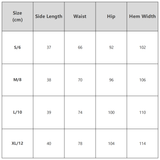 Women High-Waist Printed Lined Split Tennis skirt