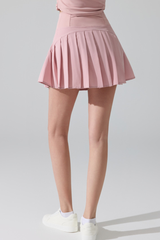 Women's Sport High-Waisted Pleated Tennis Skirt with Pockets