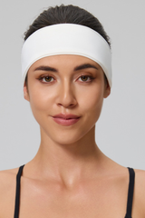 Women's Solid Sweat Wicking Elastic Sports Headband