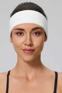Women's Solid Sweat Wicking Elastic Sports Headband