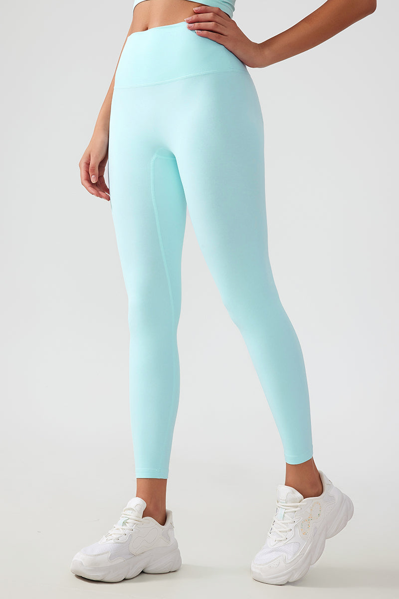 Women Free Size Nude Hip Lifting Shaping Fitness 9/10 Yoga Pants