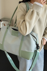 Trolley Sleeve Handheld Storage Same Color Tone Sports Gym Bag