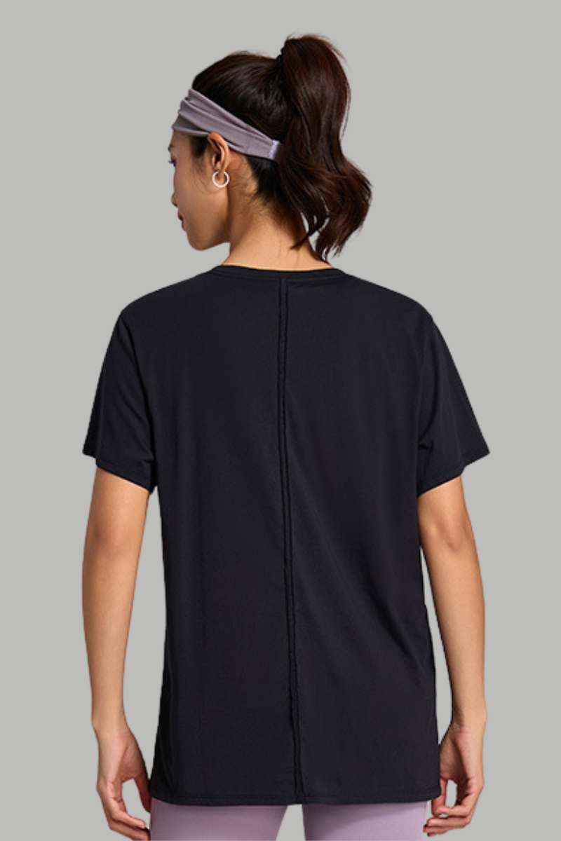 Women's Summer 100% Cotton Cooling Quick-Dry Sports T-shirt