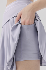 Women's Summer Cooling Anti-Revealing Yoga Pleated Skirt