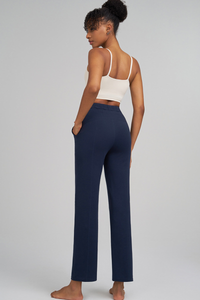 Straight-leg athletic pants