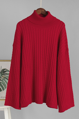 Soft and chewy sweater and knitted set