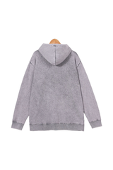 Unisex Fall 400G Heavyweight Washed Vintage Oversized Hoodie