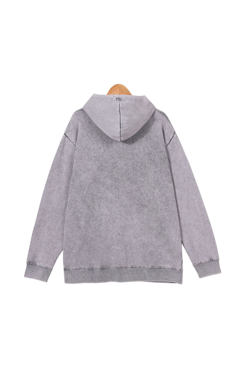 Unisex Fall 400G Heavyweight Washed Vintage Oversized Hoodie