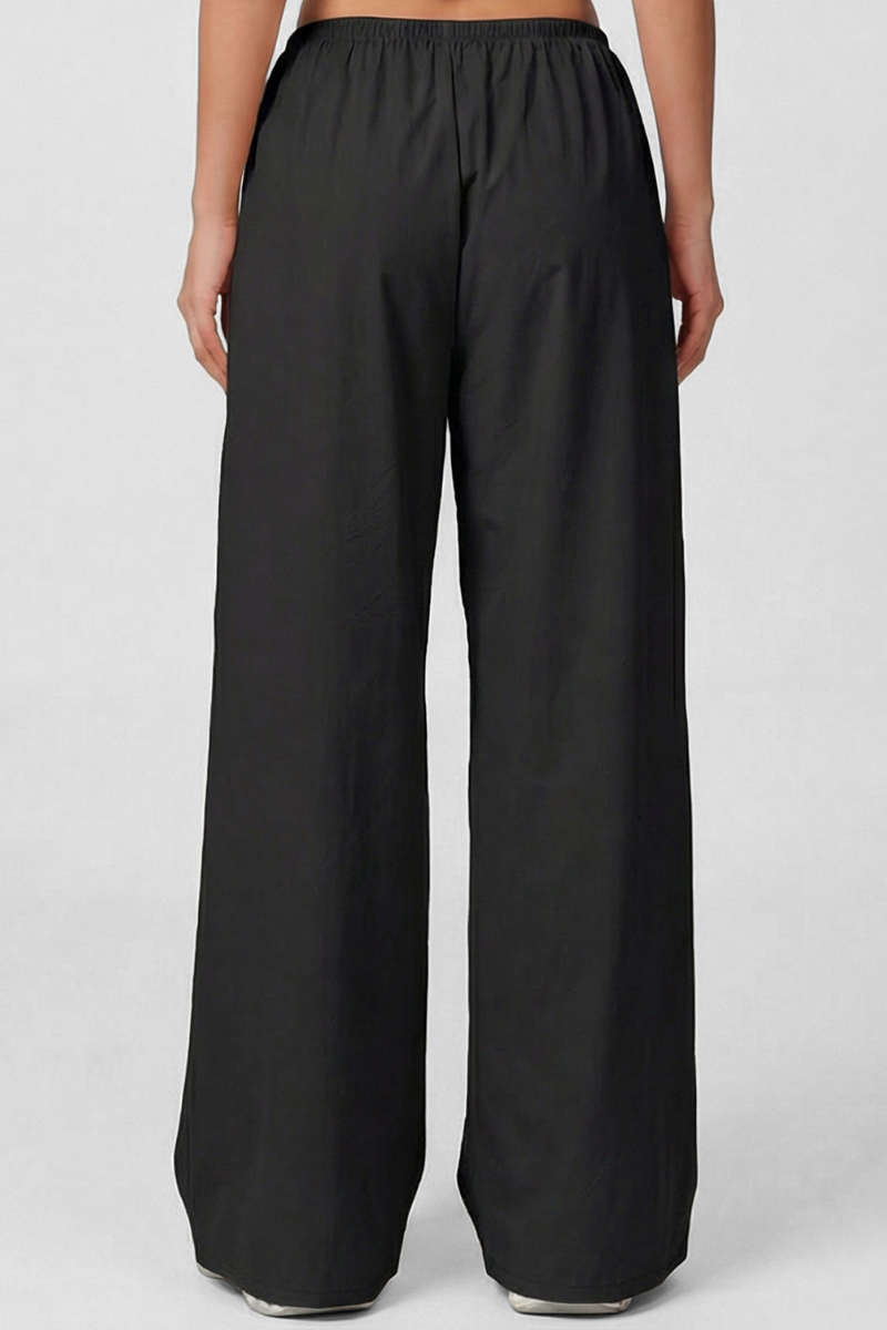 Women's Sports Solid Lightweight Wide-leg Pants