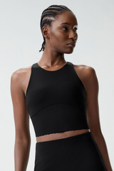 Women's Floral Center Yoga Sports Tank Top