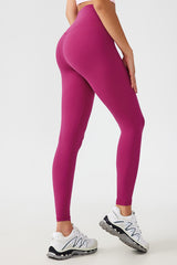 Women Free Size Nude Hip Lifting Shaping Fitness 9/10 Yoga Pants