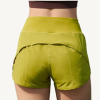 Women's Summer Back Pocket Quick-Dry Athletic Shorts