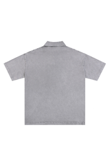 Men's 100% Cotton Snow Washed Vintage Short Sleeve Polo Shirt