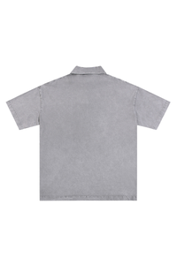 Men's 100% Cotton Snow Washed Vintage Short Sleeve Polo Shirt