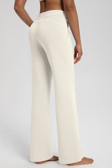 Sand-washed air-loft yoga long pants