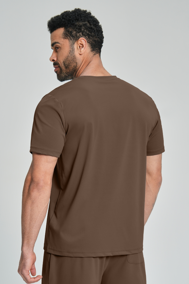 Men's Brushed Round-Neck Casual Sports T-shirt