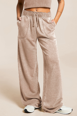 High-waisted, machine-washable long pants