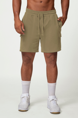 Men's Drawstring Side Pocket Solid Sports Shorts