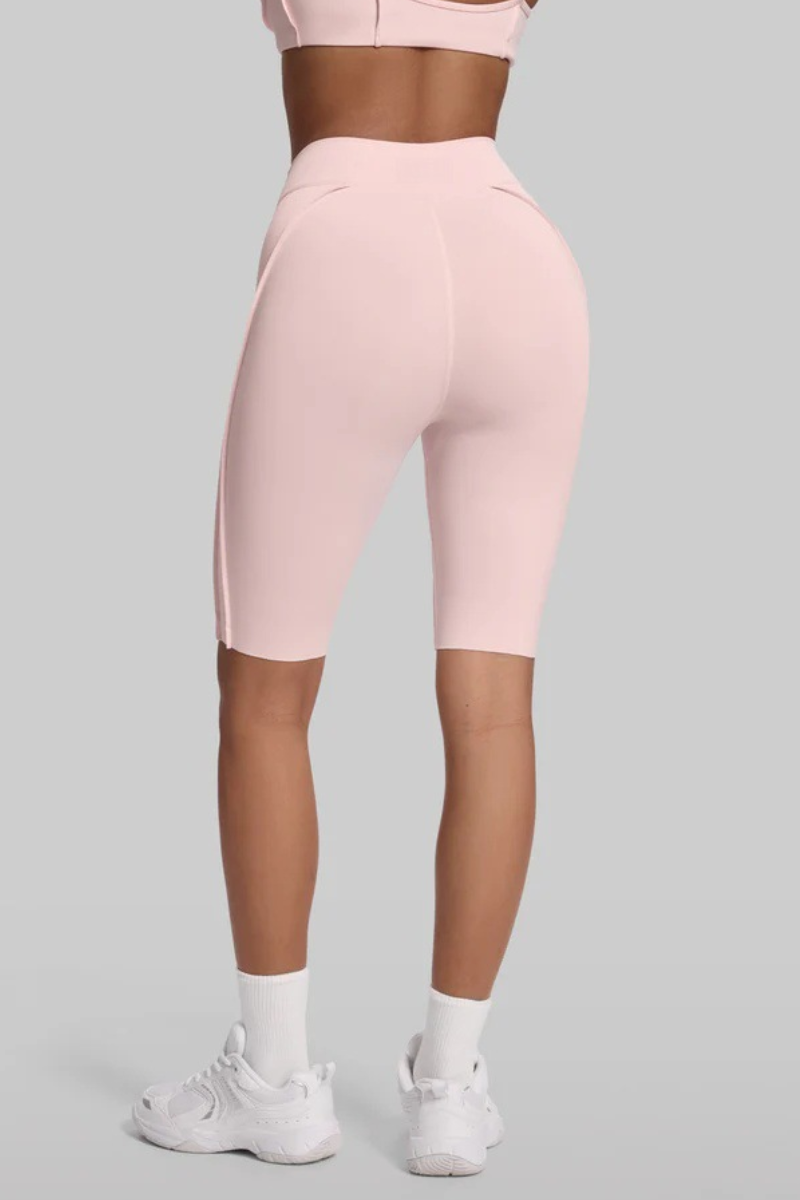Women's High-Waisted Seam Detail  Naked Feel Yoga Shorts