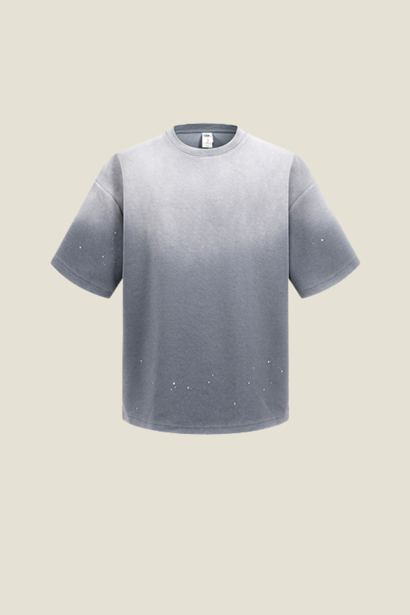 Unisex Splatter Air Mamba Tee - Vintage Wash Loose
