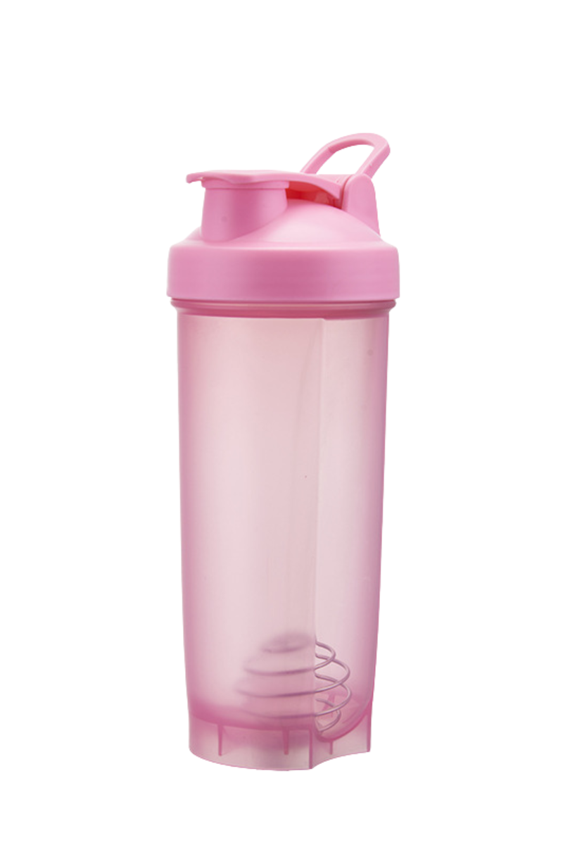 700ML Large Capacity Sports Shaker Bottle With Whisk Ball