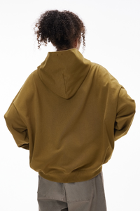 Women's Fall 380G Heavyweight Cropped Drop Shoulder Hoodie