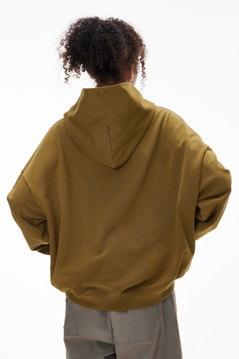 Women's Fall 380G Heavyweight Cropped Drop Shoulder Hoodie