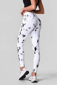 Women's Sports High Waist Tie-Dyed Side Pocket Yoga Leggings