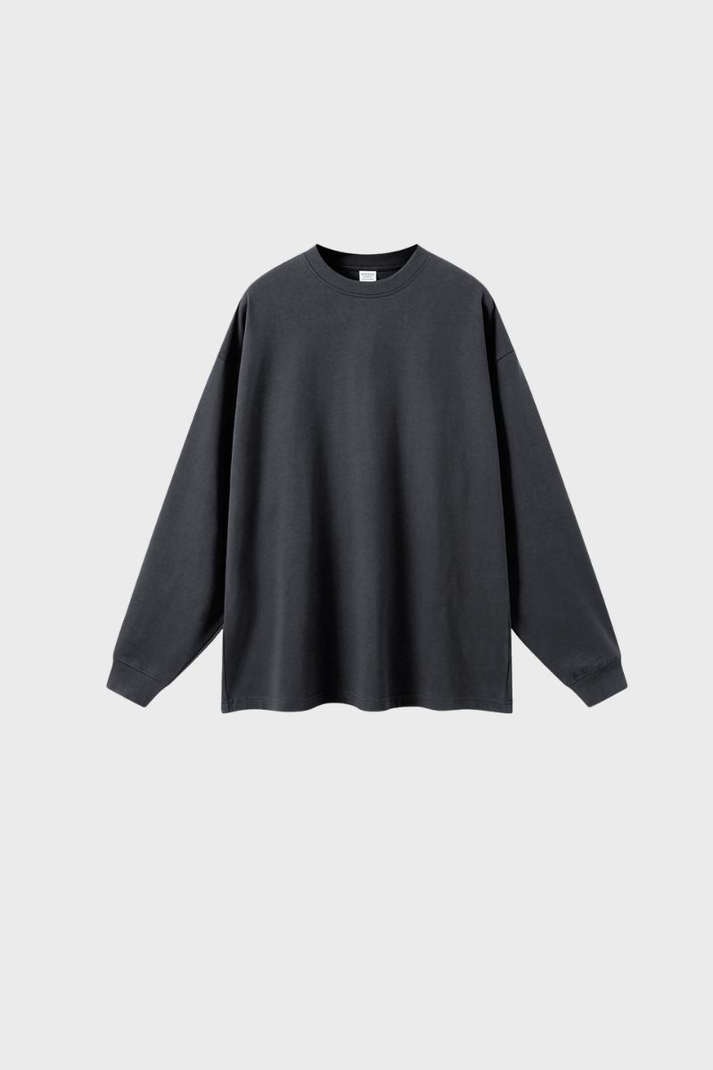 Heavyweight Oversized Unisex Tee - Streetwear Long Sleeve