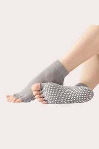 Women's Open-Toed Rainbow Breathable Athletic Fitness Socks