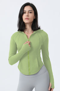Reversible Brushed Sport Hooded Jacket