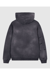 Unisex Fall 100% Cotton Distressed Ripped Hoodie