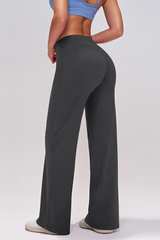 Women's Athletic High-Waist Slimming Wide Leg Pants