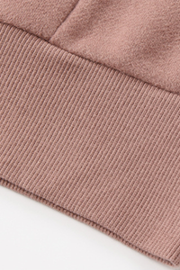 Short sports jacket with women's zipper and velvet yoga suit, casual hooded top