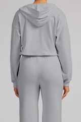 De Rong sports-style hoodie