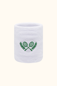 Sports Embroidered Sweat Absorbent Tennis Wristbands