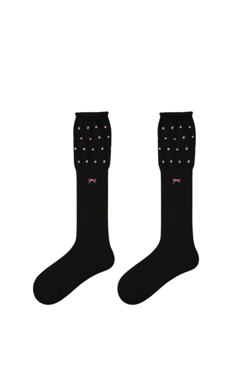 Women’s Retro Striped Color Block Slouch Crew Socks