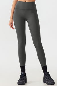 Women Free Size Nude Hip Lifting Shaping Fitness 9/10 Yoga Pants