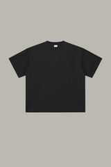 Men's Cotton Mock Turtleneck - Solid Oversized Casual Tee