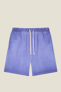 Unisex 320G Cotton Shorts - Washed Ombre Drawstring 5-Inch