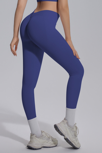 Women's Seamless Knit V-Waist Tight Butt-Lift Yoga Leggings
