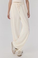 Women Summer High-Waist Lightweight Breathable Casual Pants