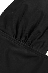 Women's Sexy Lace V Neck Backless One Piece Set - Solid