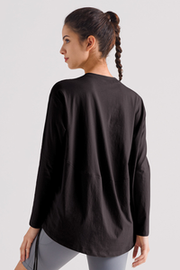 Women's Summer Loose-fit Drawstring  UV Protection Sport Top