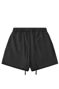 Men's 100% Cotton Solid Drawstring Loose Sports Shorts