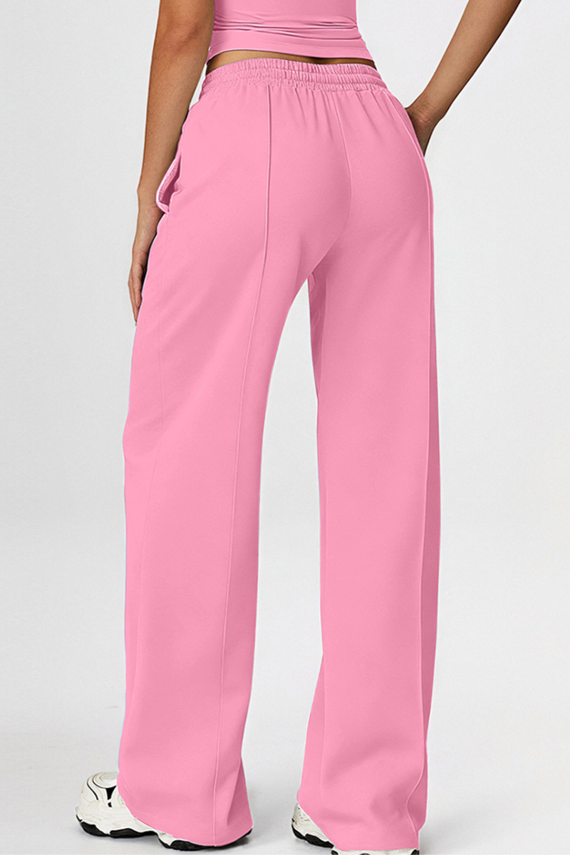 Women’s streetwear straight-leg casual pants.