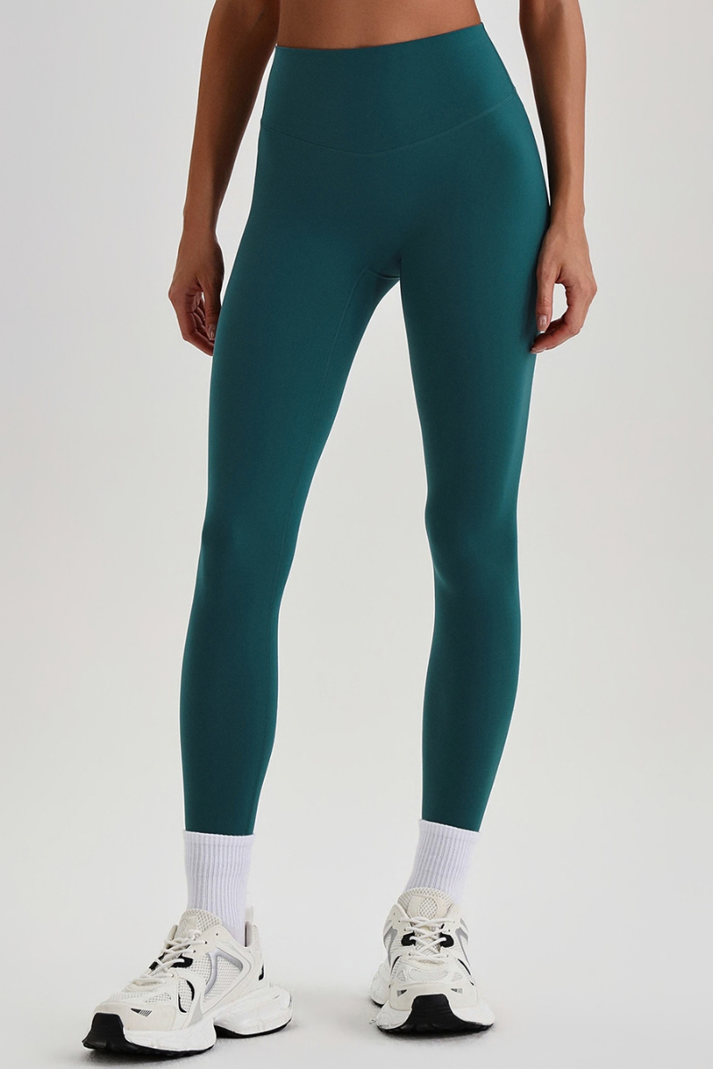 Women's Athletic High Waist No Front Seam Yoga Leggings