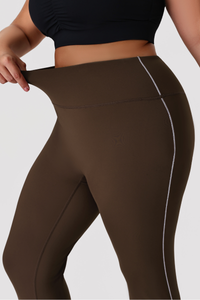 Plus Size Women's Color-Block Butt-Lifting Yoga Leggings
